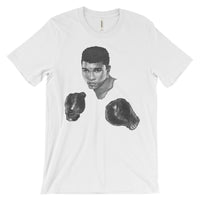 Mo Ali Boxing Unisex Short Sleeve T-Shirt Illustrated by Robert Bowen - Robert Bowen Tees
